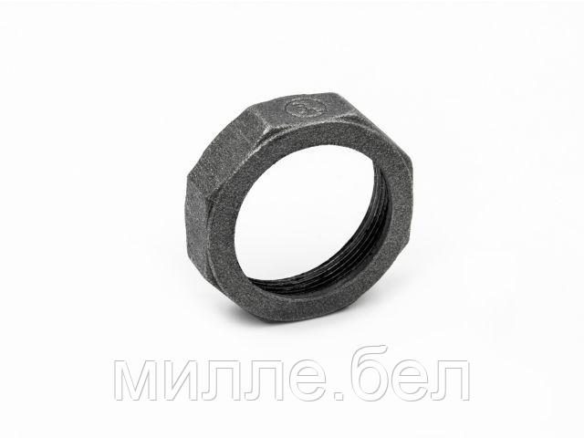 Контргайка 1 1/4" чугун черн., AV Engineering