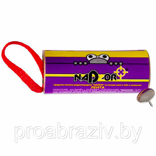Липкая лента от мух Nadzor (100 шт шоубокс)