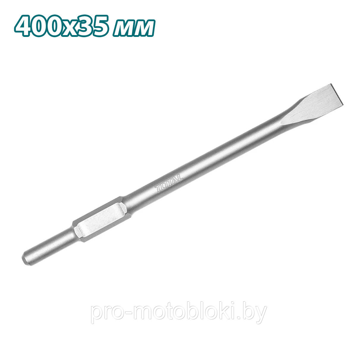 Зубило плоское SDS-hex 30х400х35 TOTAL TAC15333012