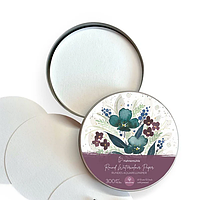 Бумага для акварели Round Watercolour Paper 300 г/м, коробка с листами, хол. пресс, диаметр 13 см 30 листов