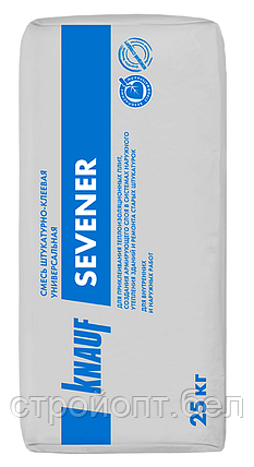 Штукатурно-клеевая смесь KNAUF SEVENER, 25 кг, фото 2