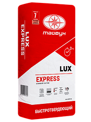 Клей для плитки быстротвердеющий Тайфун LUX Express, 25 кг, РБ