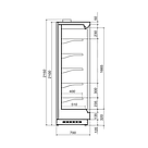 Витрина холодильная Dazzl Vega 070 H210 375 +1…+7 (с боковинами), фото 5