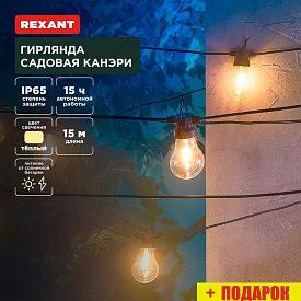 Новогодняя гирлянда Rexant Канэри 602-2422