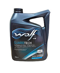 WOLF Guardtech B4 Diesel 10W40 5л VW 505.00 масло моторное (Бельгия)