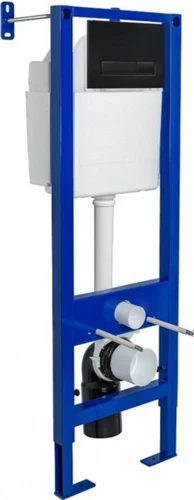 Инсталляция для унитаза Berges Wasserhaus Atom Line 410 040340 (с черной кнопкой)