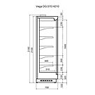 Вертикальная витрина Dazzl Vega DG 070 H210 125  +1…+7 (с боковинами), фото 5