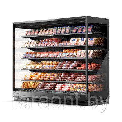 Вертикальная витрина Dazzl Vega DG 100 H210 250 +1…+7 (с боковинами)