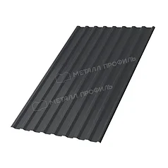 Профилированный лист МП-20x1100-R NormanMP (ПЭ-01-7024-0,5) RAL 7024 Серый графит