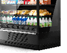 Витрина холодильная Dazzl Vega SG 080 H210 250 Plug-in +1…+7 (с боковинами), фото 4