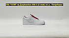 Кроссовки Supreme x Nike Air Force 1 Low White Red, фото 5