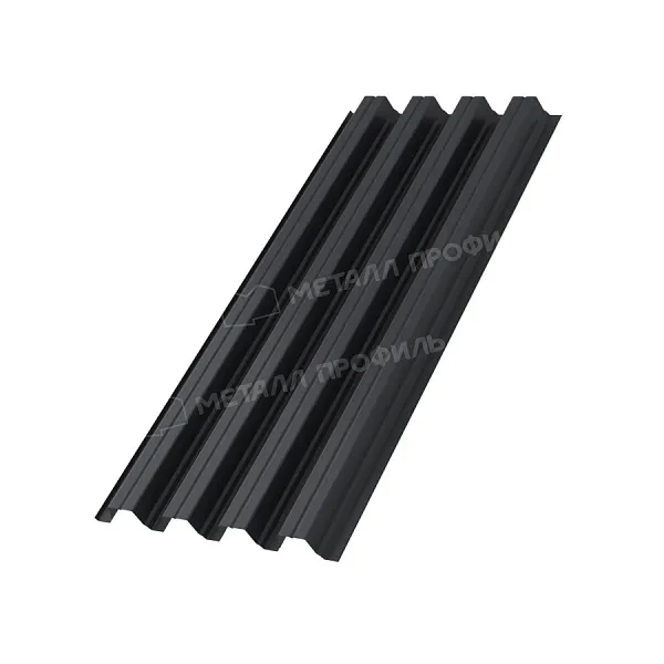 Профилированный лист Н-75x750-B (ПЭ-01-7024-0,7) Серый графит