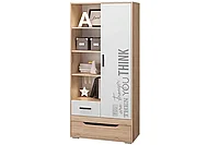 MLK - Мебель в магазинах "Аксамит" Шкаф для одежды с ящиками Джуниор