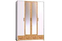Глазовская мебельная фабрика - Мебель в магазинах "Аксамит" Айрис 555 Шкаф для одежды и белья (Белый/Дуб