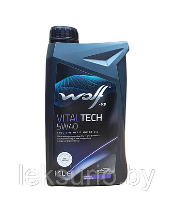 WOLF VitalTech 5W 40 синтетическое моторное масло 1л, фото 2