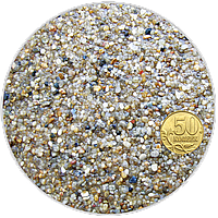 Грунт окатанный кварцевый песок (желтый) фр. 1,2-3мм