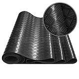 Резиновое противоскользящее грязезащитное покрытие «Шахматы» 3мм рулон 1,2х10м, фото 10