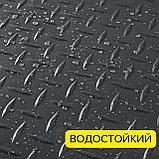 Резиновое противоскользящее, грязезащитное покрытие «Елочка» 1,2*10м, толщина 3мм, фото 8