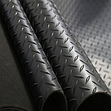 Резиновое противоскользящее, грязезащитное покрытие «Елочка» 1,2*10м, толщина 3мм, фото 9