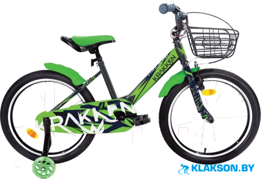 Детский велосипед Krakken Jack 20 2023 (черный)