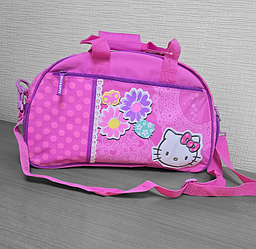 Сумка дорожная спортивная Hello Kitty Хеллоу Китти. Размер: 45х29см