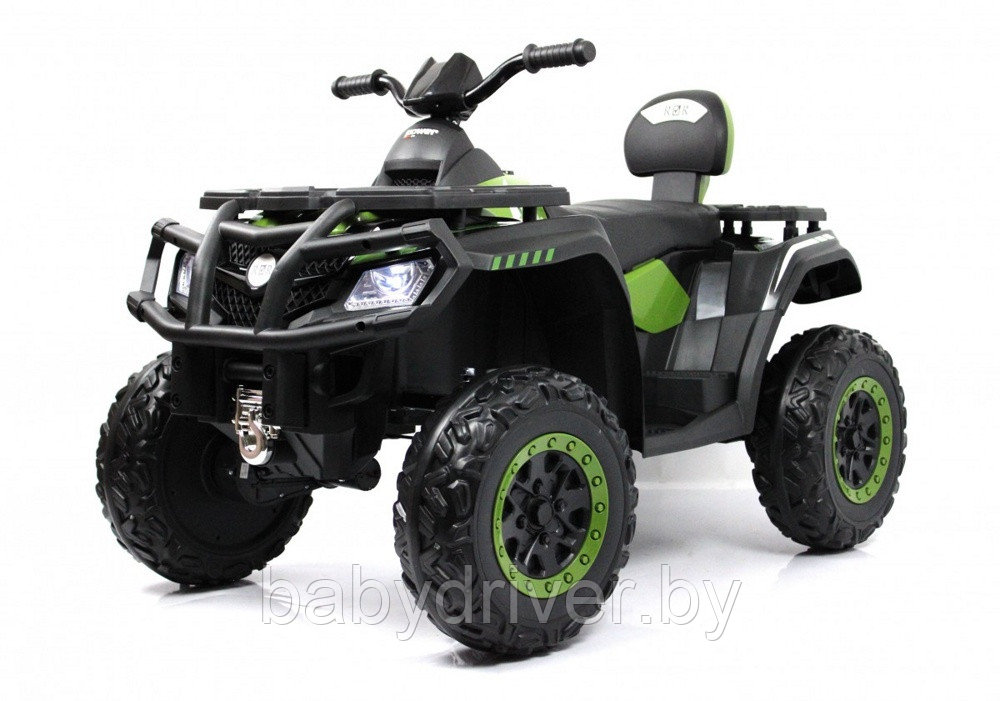 Детский электроквадроцикл RiverToys T001TT 4WD (зелёный) 12V/10Ah