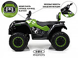 Детский электроквадроцикл RiverToys T001TT 4WD (зелёный) 12V/10Ah, фото 6