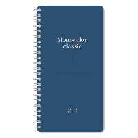 Книга алфавитная "Моноколор. Dark azure", А5, 80 листов, синий