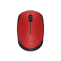 Мышь Logitech "Mouse M171", беспроводная, 1000 dpi, 3 кнопки, красный
