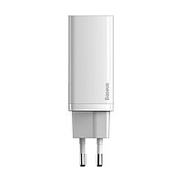 Сетевое зарядное устройство Baseus CCGAN2L-B02 GaN2 Lite Quick Charger Type-C+USB 65W White