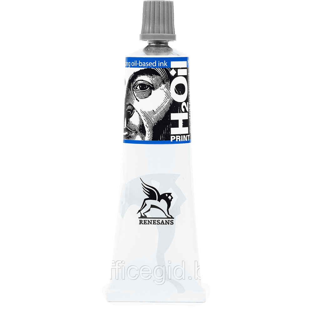 Краски для линогравюры "H20IL INK. Renesans", 08 синий основной, 60 мл