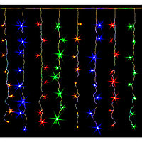Гирлянда 160 LED "Занавес", 1.5x1.5 м, разноцветный