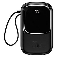 Внешний аккумулятор Baseus "Qpow Pro Digital Display Fast Charge Power Bank", 10000 mAh, черный