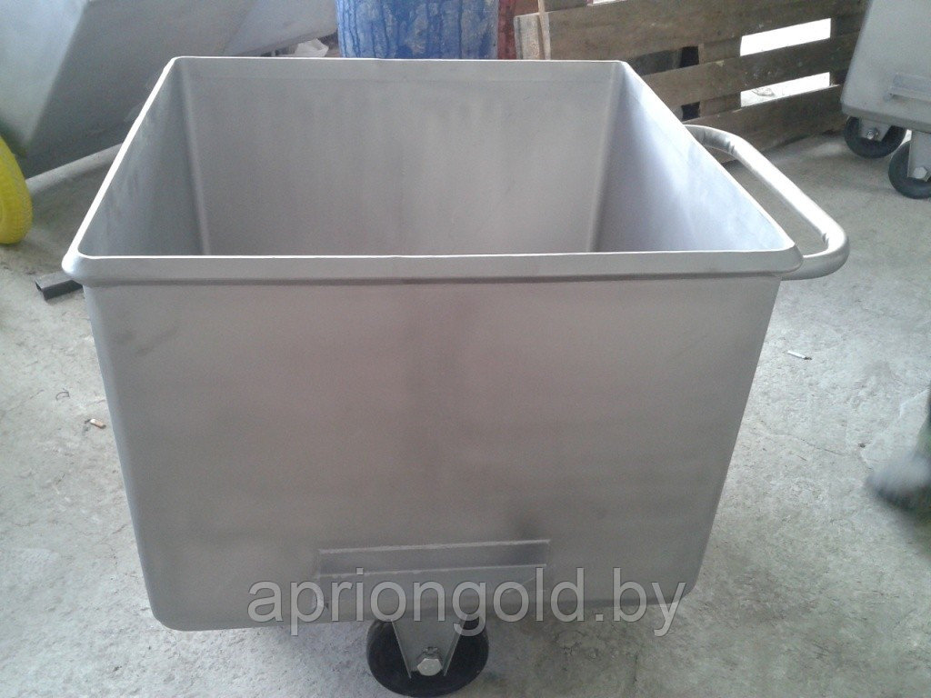 Тележка-чан для сбора крови с полым ножом