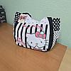Сумка шоппер черно-белая  Hello Kitty Хеллоу Китти. Размер: 45х35см, фото 3