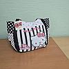 Сумка шоппер черно-белая  Hello Kitty Хеллоу Китти. Размер: 45х35см, фото 6