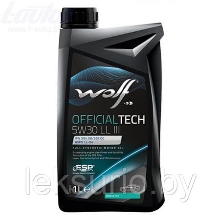 Моторное масло для Фольксваген WOLF OfficialTech 5W30 C3 LL III 1 литр