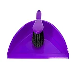 Совок с резинкой и щетка-сметка МП фиолетовый, фото 2