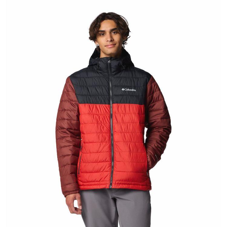 Куртка мужская Columbia Powder Lite™ II Hooded Jacket красный/черный 2086941-698