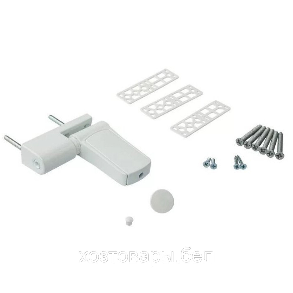 Петля дверная Elementis 14-19,5/ до 90кг (белая)