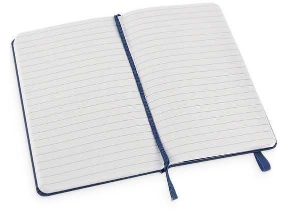Записная книжка Moleskine А6 Pocket Classic, в линейку, синий, фото 2