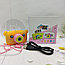 NEW design Детский фотоаппарат Zup Childrens Fun Camera со встроенной памятью и играми Мишка Розовый, фото 2