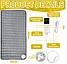 Электрогрелка плюшевая Heating Pad D3060, 75W, 60 х 30 см (220V, 9 режимов, 4 режима таймера), фото 2