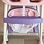 Стульчик для кормления ребенка Bestbaby розово/фиолетовый, фото 6