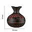 Увлажнитель (аромадиффузор) воздуха Flower Humidifier SX-E342 с функцией ночника 300 ml Темное дерево, фото 3