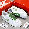 Кроссовки мужские NIKE COURT VISION LO белый/зеленый FJ5480-100, фото 3