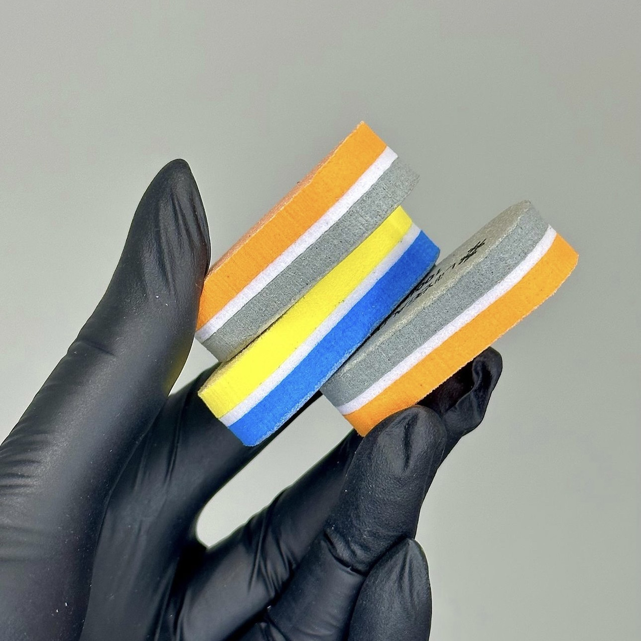 Мини-баф (овал), 100/180 грит, 1 шт.