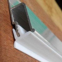 Вставка (плинтус) для натяжных потолков, белая, фото 3