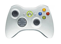Беспроводной геймпад для Microsoft Xbox 360 (белый, копия)