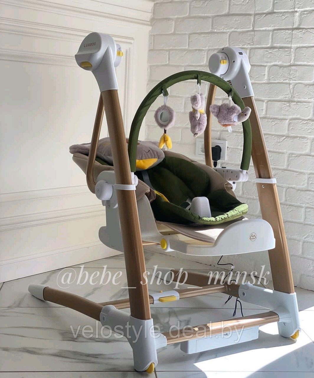 Стульчик для кормления Luxmom 3/1 - фото 7 - id-p231221630